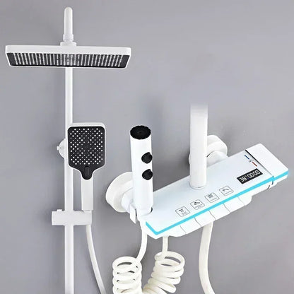 Back Spray Piano Digital Bathrooom Shower System Cold