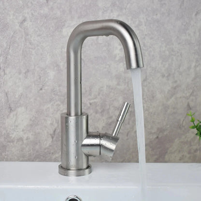 304 Stainless Steel Bathroom Basin Faucet Cold Wash