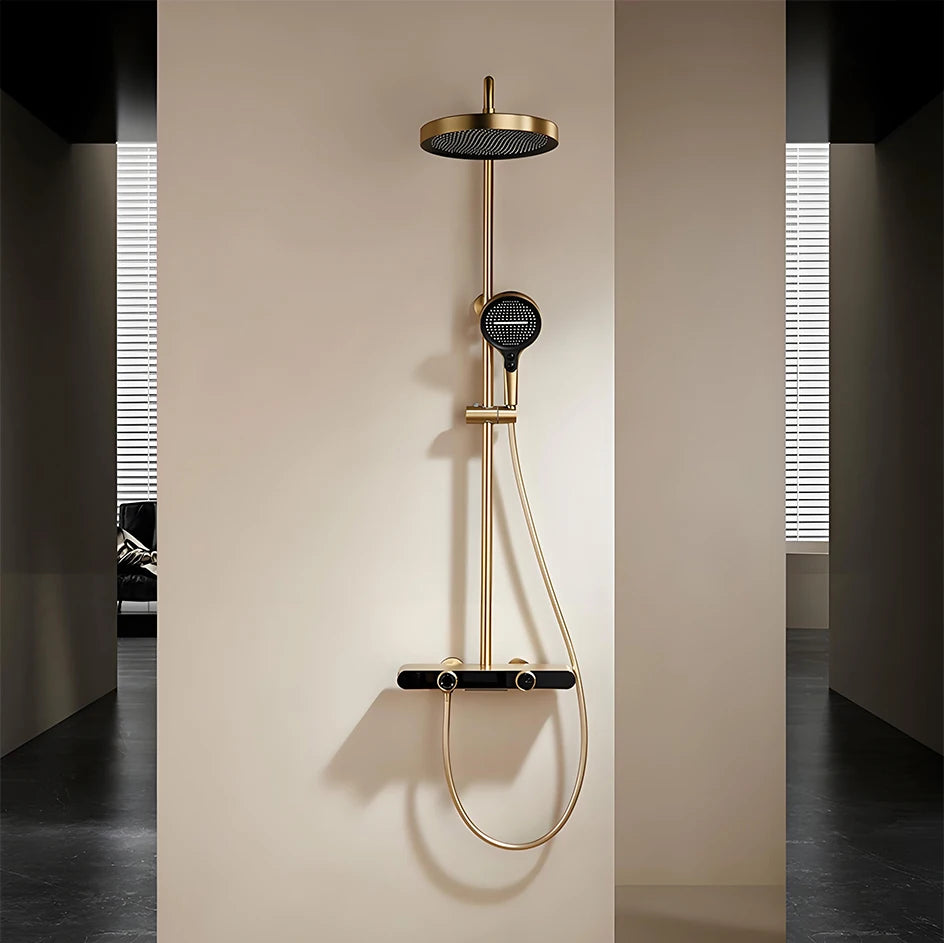 Vgx Gold Shower System Bathroom Shower Faucet 3-Way