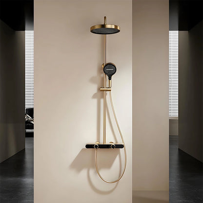 Vgx Gold Shower System Bathroom Shower Faucet 3-Way