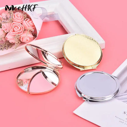 1pcs Cosmetic Magnifying Make Up Mirror Round Pocket
