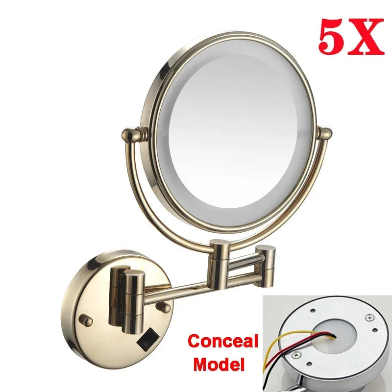 Wall Mount Led Lighting Makeup Vanity Mirror Inch