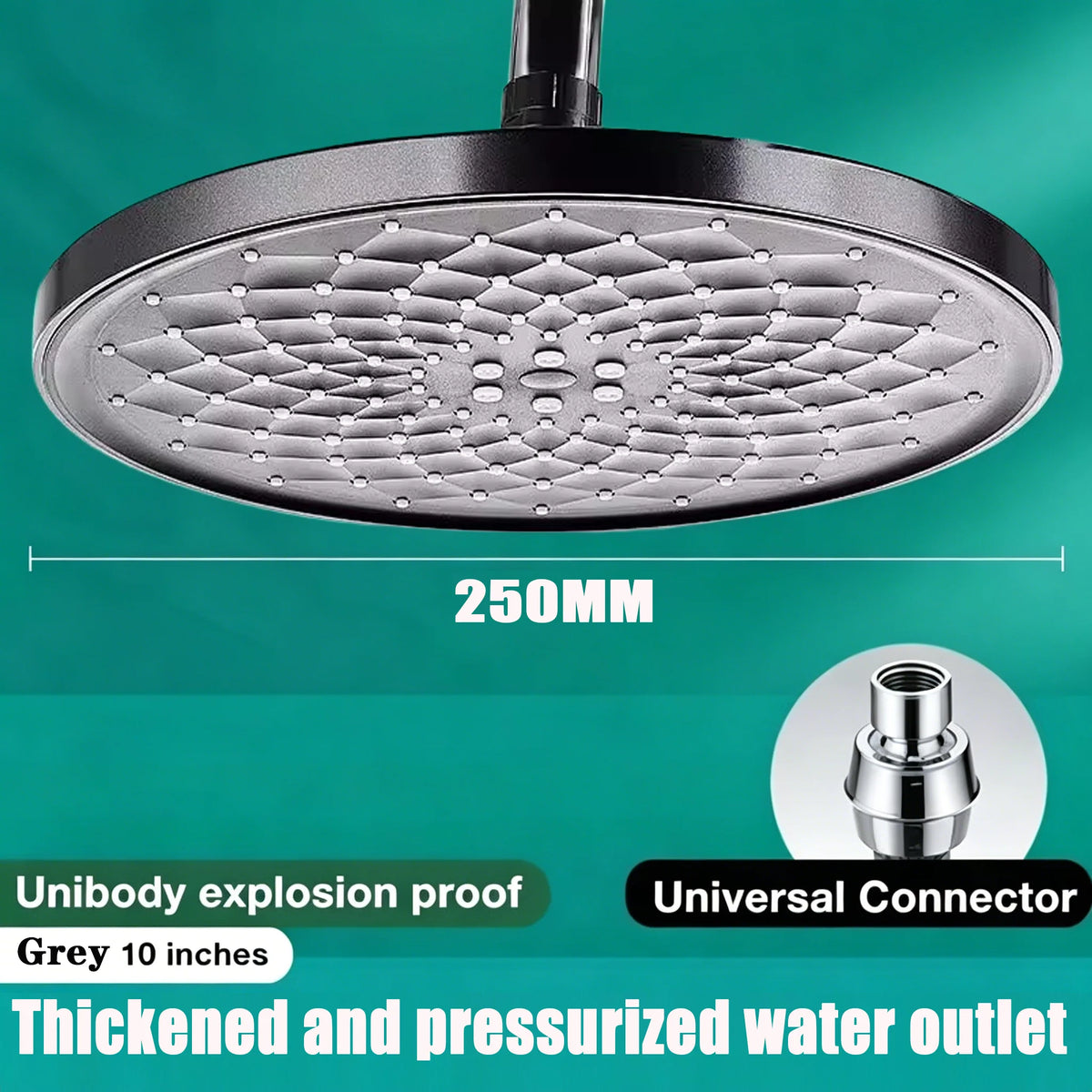 6/9 Inch Large Flow Supercharge Rain Shower Head