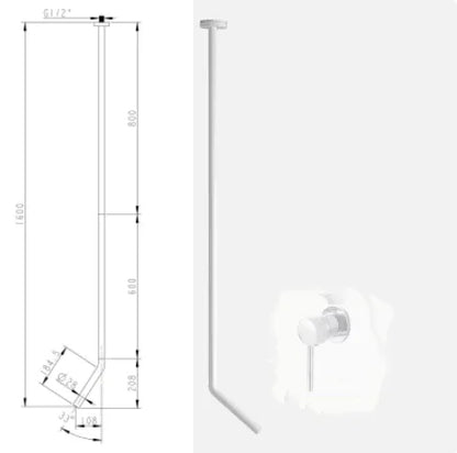 Ceiling Faucet Wall Style Bathroom Mixer Cold Ceiling