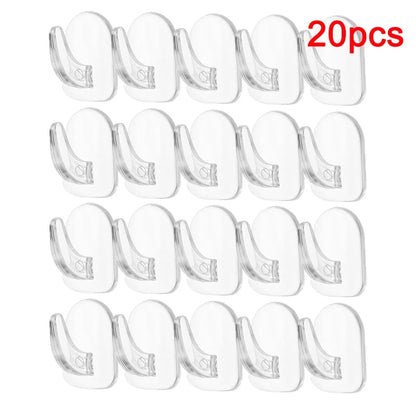 Transparent Strong Adhesive Mini Hook Door Bathroom Mirror