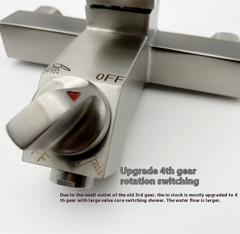 Water Mixing Valve 304 Stainless Steel Shower Bathroom