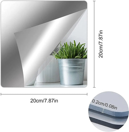 2mm Acrylic Mirror Wall Stickers Unbreakable Acrylic Full