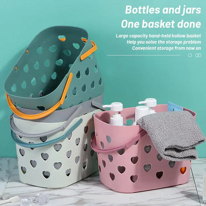 Shower Caddy Drainage Holes Plastic Bath Basket College