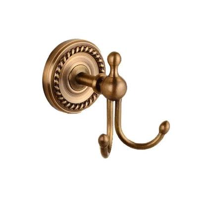 Solid Brass Bathroom Robe Hook Paper Holder Towel