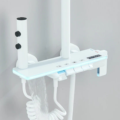Luxury Smart Led Bathroom Shower Faucet Functions Smart