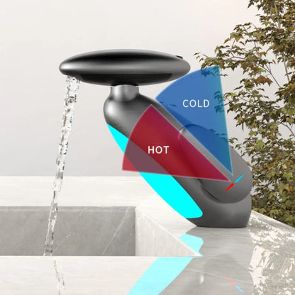 Temperature Sensitive Modes Outlet Basin Faucet Large Led