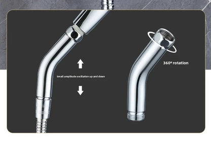 Shower Head Extension Arm Adjustable Angle Rotatable Connector