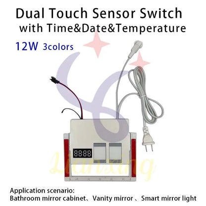 Strip Light Controller Smart Switch Touch Mirror Dimmer