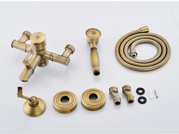 Antique Bathroom Shower Faucet Cold Bathtub Mixer Crane