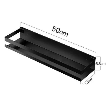Stainless Steel Floating Shelf Rustproof Wall Mounted Nail-Free