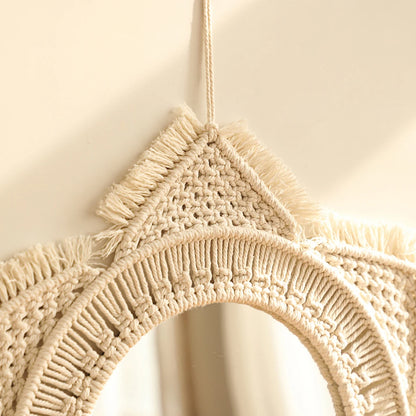 Wall Mirror Macrame Decorative Mirrors Boho Decor Wall