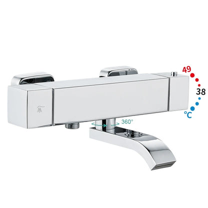 Thermostatic Faucet Bathtub Shower Faucet Wall Mounted