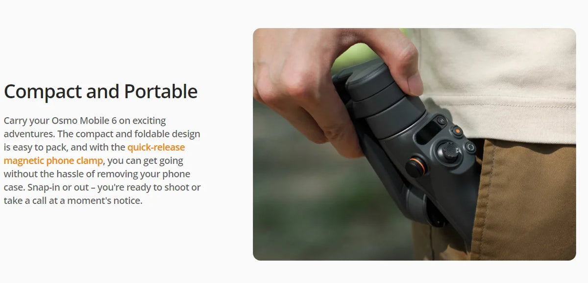 Dji Osmo Mobile Dji Om 3-Axis Stabilization Foldable