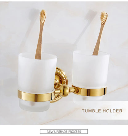 Gold Bath Hardware Bathroom Shelf Soap Dish Toilet