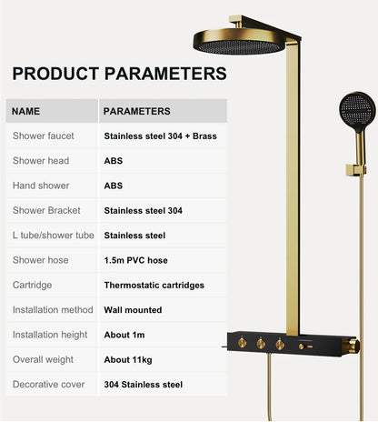 Vgx Thermostatic Shower System Luxury Concealed Bathroom Shower