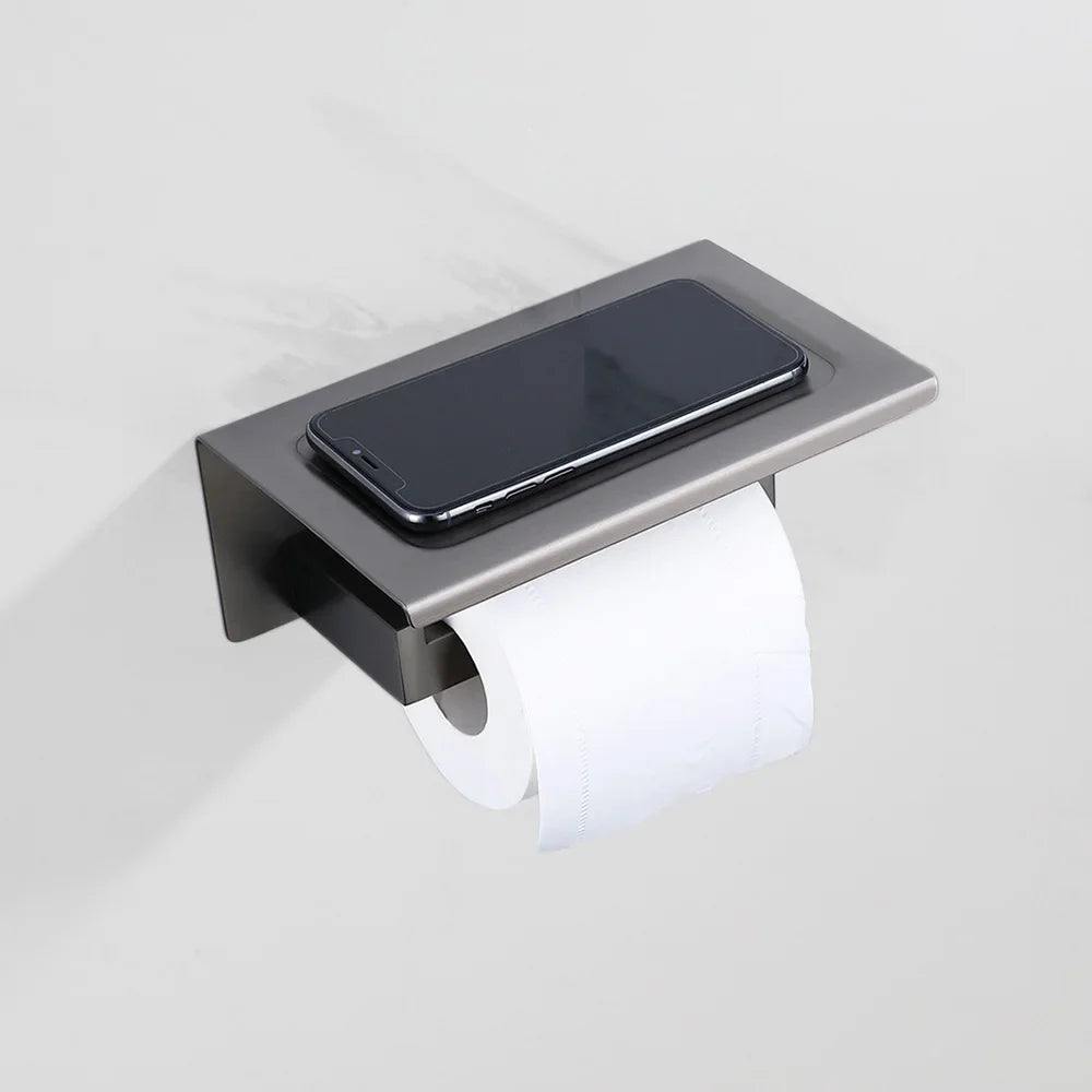 Gunmetal Stainless Steel Bathroom Accessorie Hardware Towel Rack