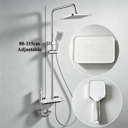 Four Ways Water Outlet Bathroom Shower System Wall