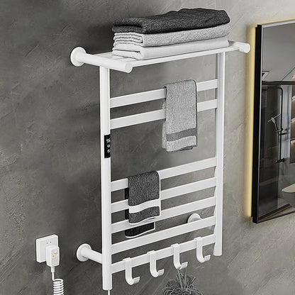 Black/White/Gray Towel Dryer Digital Display Electric Towel Rack
