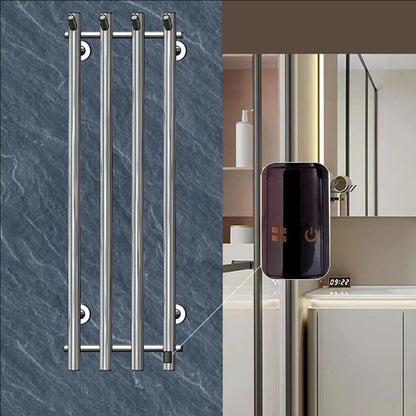 Bathroom Electric Heated Towel Rack 3/4 Bars Bathroom