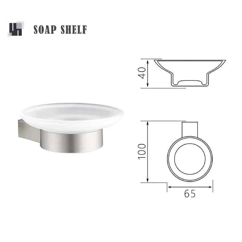 Bathroom Hardware Stainless Steel Bathroom Wall Mounted Towel