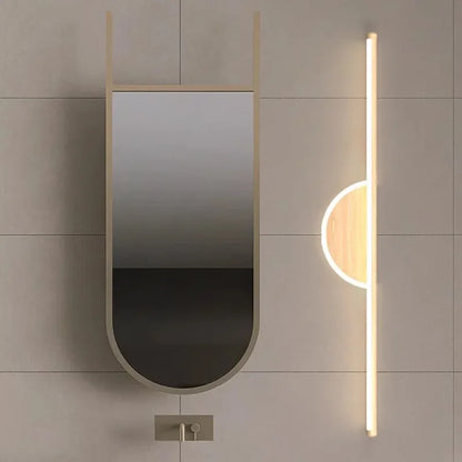 Modern Led Wall Lamp Bathroom Mirror Line Sconce