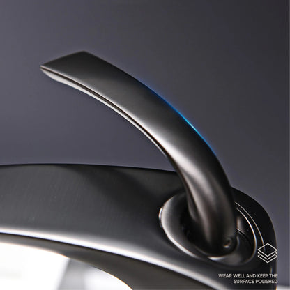 Chrome Luxury Brass Bathroom Vanity Faucet Modern Deck