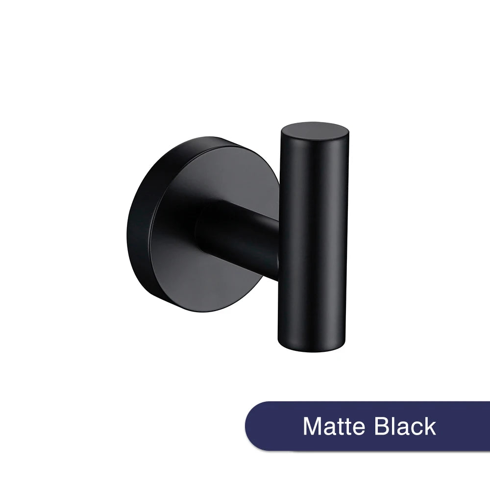 Brushed Nick Wall Nail Robe Hook Bathroom 304