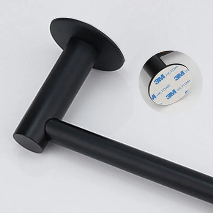 304 Stainless Steel Bathroom Matte Black Toilet Paper
