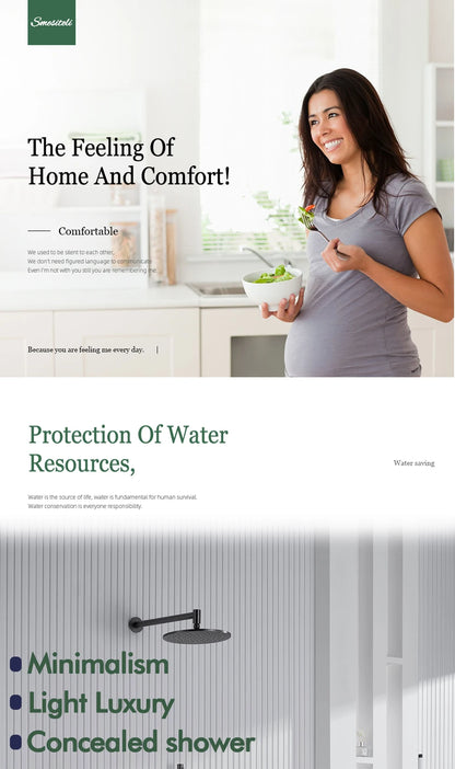 Gunmetal Shower Faucet Or Ways Concealed Box Bathroom