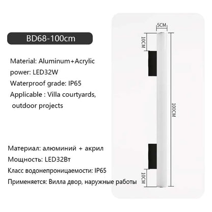 Ip65 Waterproof Wall Light Outdoor Garden Villa Exterior