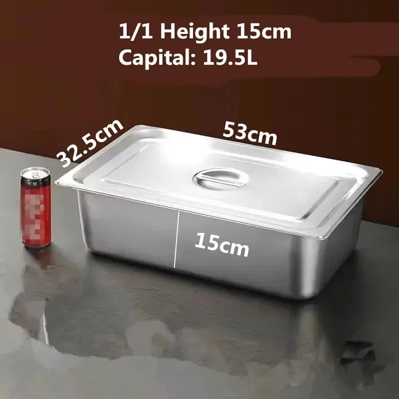 Square Basin Rectangle Tray Basin Lid Gn Pan