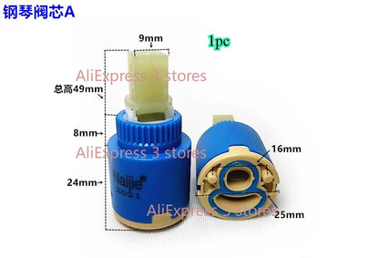 1pcs 28mm/35mm/40mm Water Mixer Tap Faucet Cartridge Ceramic