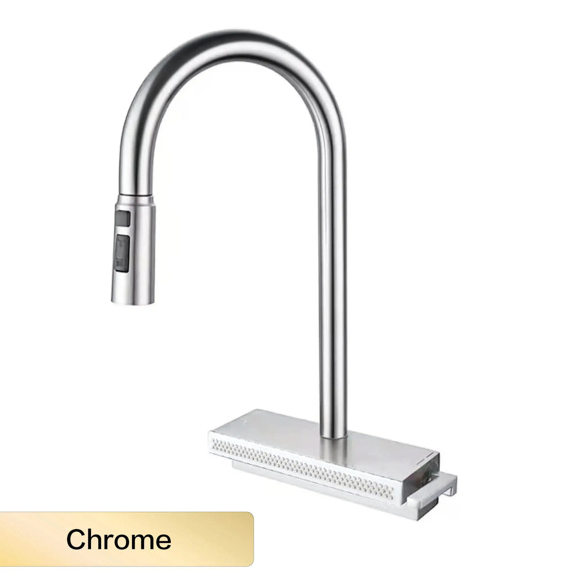 Luxury Gunmetal Brass Led Digital Display Faucet Hole