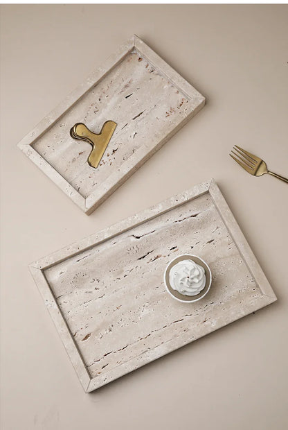 Natural Cave Stone Bathroom Supplies Jewelry Storage Tray