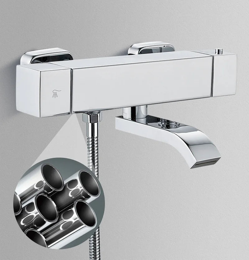 Thermostatic Faucet Bathtub Shower Faucet Wall Mounted