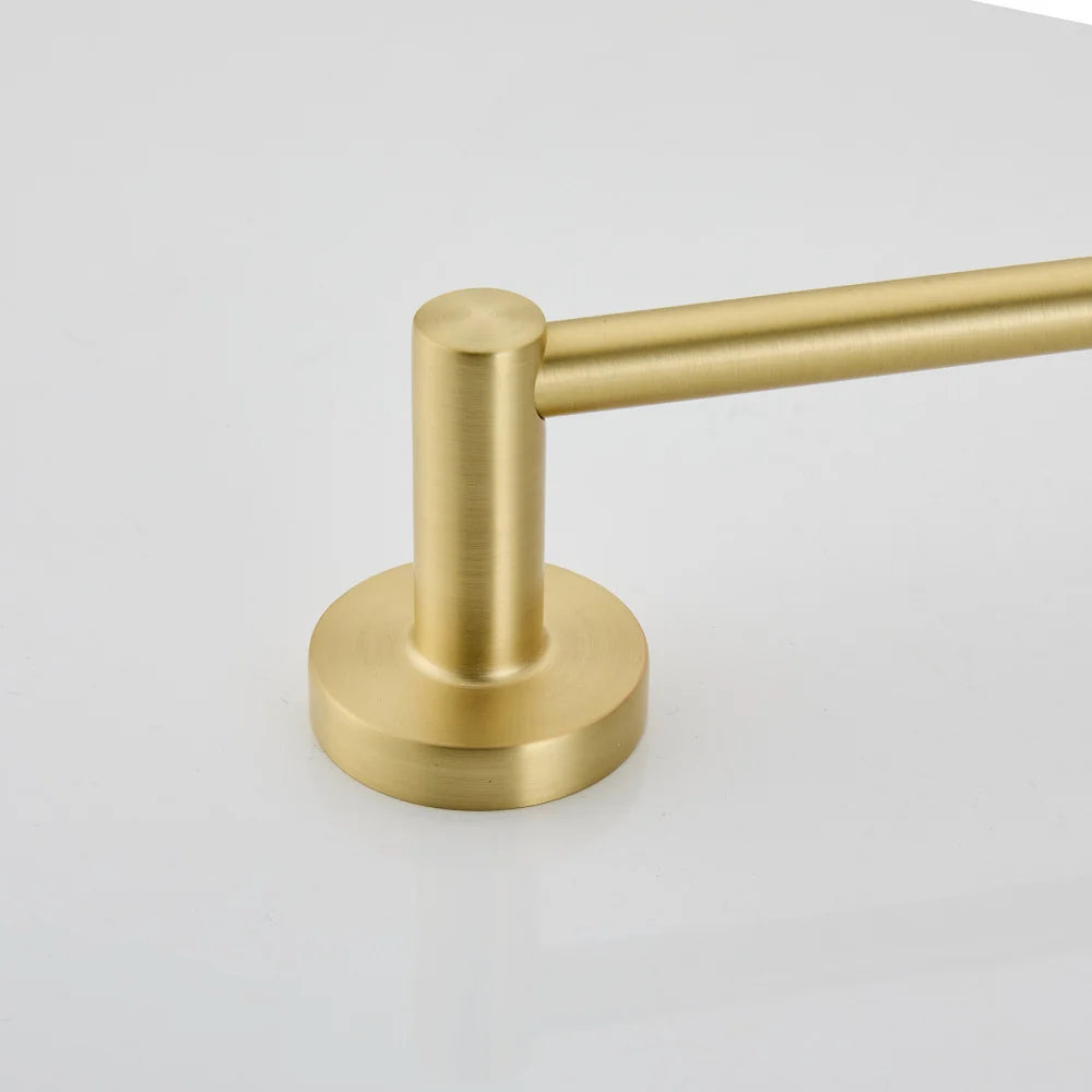 Brushed Gold Wall Mount Shelf Toilet Bath Hardware