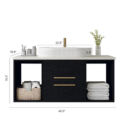 40 Modern Floating Bathroom Vanity Premium Aaa Grade