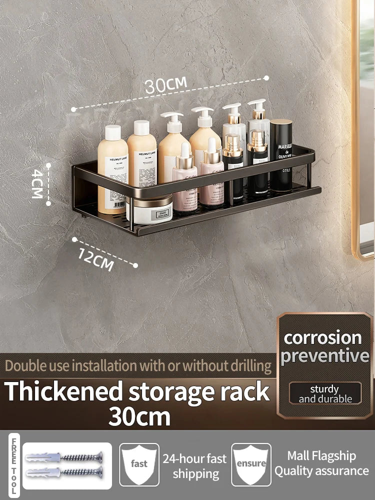 Bathroom Shelf Bathroom Towel Rack Shelves Wall Shower