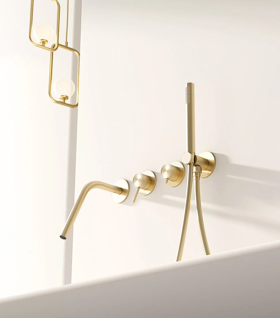 Shower Faucet Concealed Box Hand Shower Long Nose