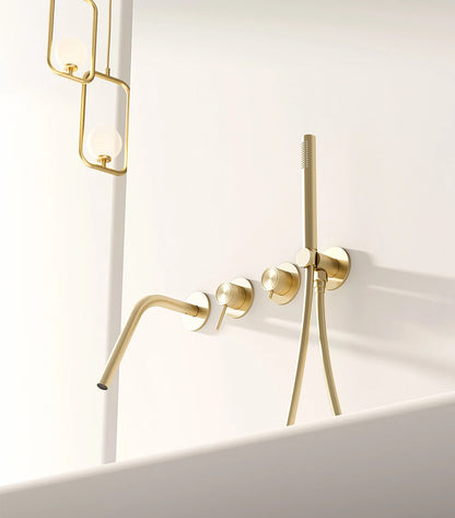 Shower Faucet Concealed Box Hand Shower Long Nose