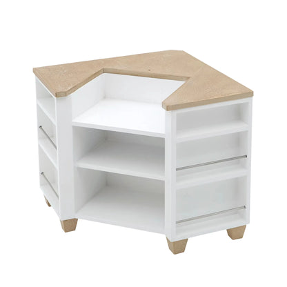 Solid Wood Metal Corner Sink Cabinet Door Cabinet