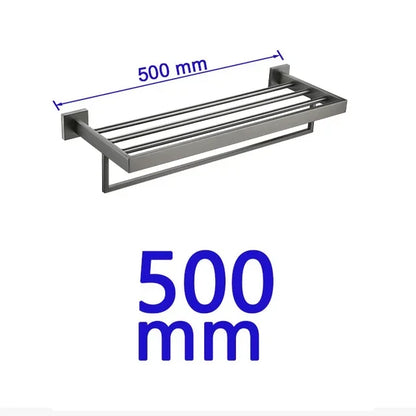 Gunmetal Stainless Steel Bathroom Accessorie Hardware Towel Rack