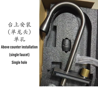 Popular Waterfall Faucet 304 Stainless Steel Cold Rainfall