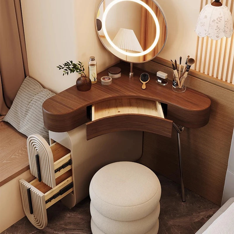 Vintage Unique Vanity Table Aesthetic Elegant Beauty Premium