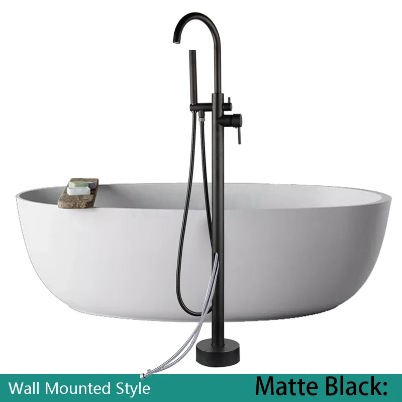 Kemaidi Golden Plated Bathtub Filler Shower Roman Tub
